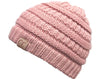C.C. Kid's Classic Fit Cable Knit Beanie - Solid Colors