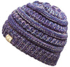 C.C. Kid's Classic Fit Cable Knit Beanie - 4 Tone