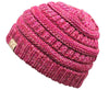 C.C. Kid's Classic Fit Cable Knit Beanie - 4 Tone