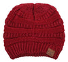 C.C. Classic Fit Cable Knit Beanie - Metallic