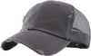 Distressed Trucker Hat - Grey