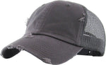 Distressed Trucker Hat - Grey