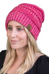 C.C Classic Fit Beanie - Red/Hot Pink Mix #10