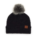 C.C. Super Soft Knit Boucle Pom Beanie
