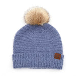 C.C. Super Soft Knit Boucle Pom Beanie
