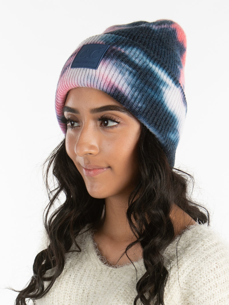 C.C. Tie Dye Knit Hat