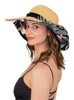 Fabric Brim Sun Hat