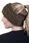 C.C. Cable Knit Lined Winter Headband - Confetti