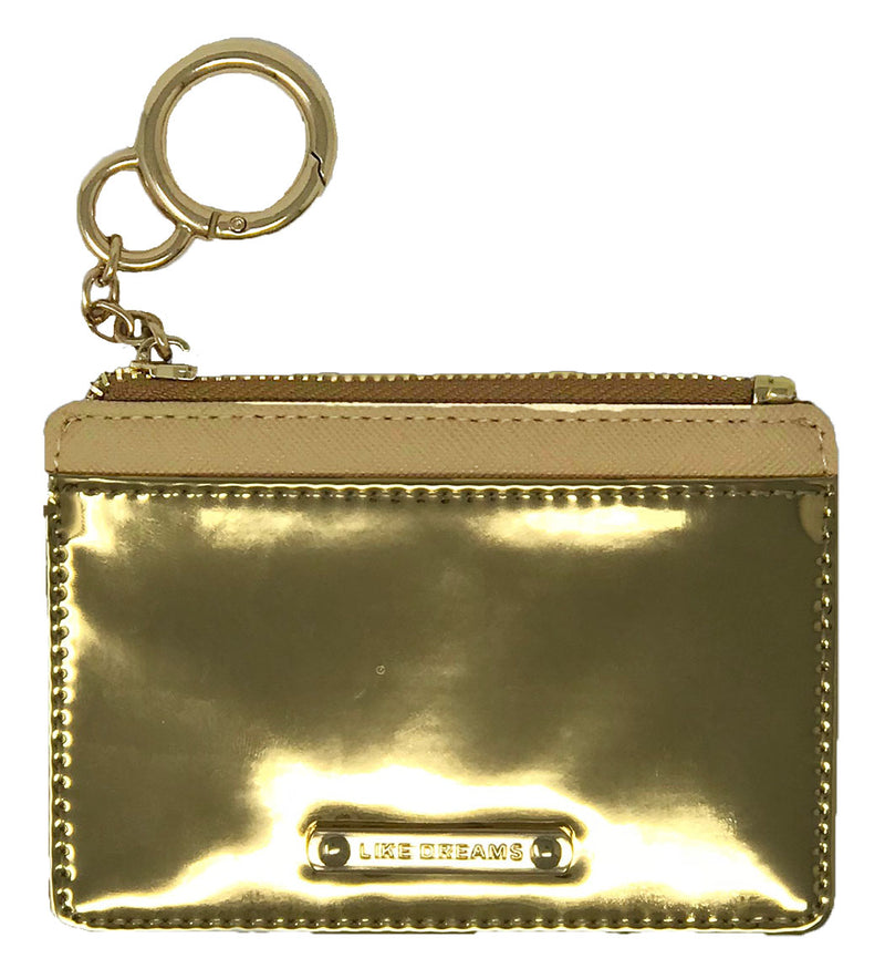 Metallic Card Holder - Gold