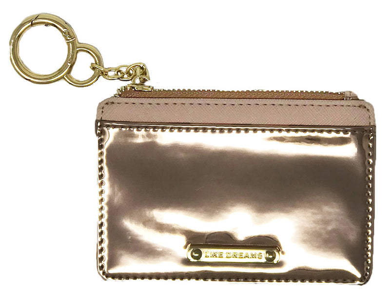 Metallic Card Holder - Rose Gold