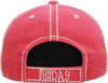 Distressed Patch Baseball Cap - Sunday Fun Day (Coral)