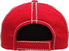 Distressed Patch Baseball Cap - Mama Bear (Red)