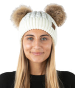Adult Double Pom Beanie