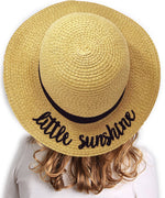 C.C Girls Embroidered Sun Hat - Little Sunshine (Natural)
