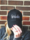 C.C Embroidered Baseball Cap - Bride (Black)