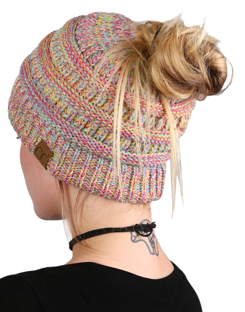 C.C BeanieTail Bundled With Matching Infinity Scarf - Rainbow #11