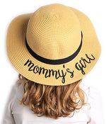 C.C Girls Embroidered Sun Hat - Mommy's Girl (Natural)