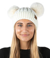 Adult Double Pom Beanie