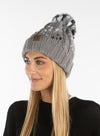 C.C. Chunky Knit Pom Hat: Jumbo Yarn