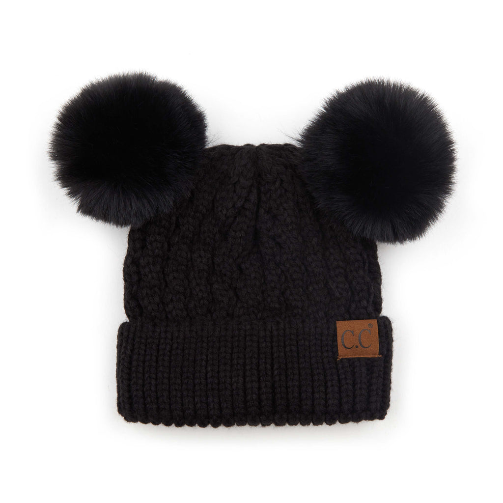 Adult Double Pom Beanie