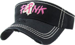 Distressed Visor - Black