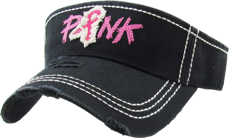 Distressed Visor - Black