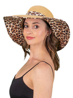 Fabric Brim Sun Hat