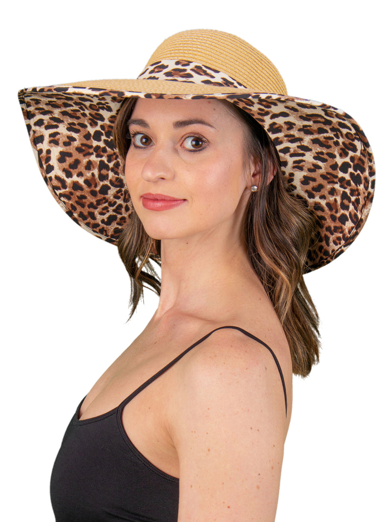 Fabric Brim Sun Hat