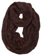 C.C. Cable Knit Infinity Scarf - Confetti