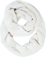 C.C. Cable Knit Infinity Scarf - Fuzzy Lined