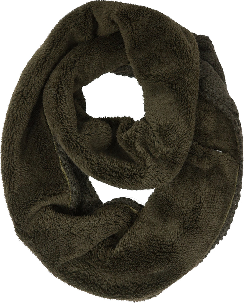C.C. Cable Knit Infinity Scarf - Fuzzy Lined