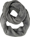 C.C. Cable Knit Infinity Scarf - Fuzzy Lined