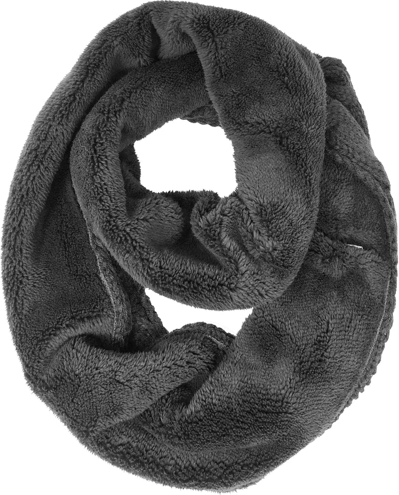 C.C. Cable Knit Infinity Scarf - Fuzzy Lined