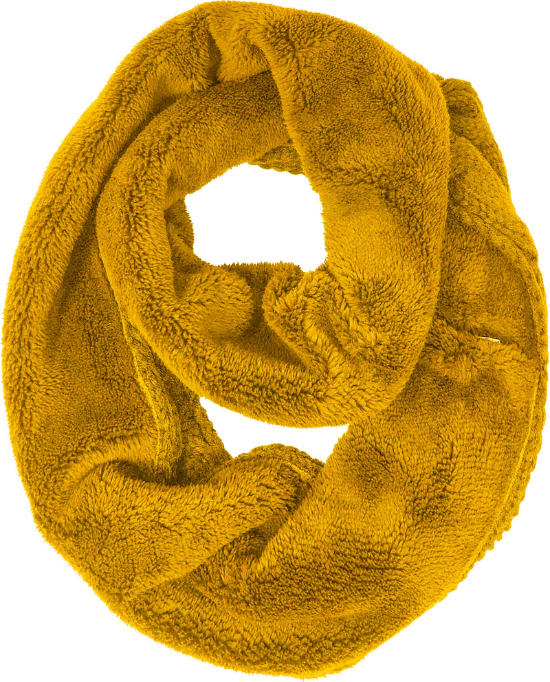C.C. Cable Knit Infinity Scarf - Fuzzy Lined