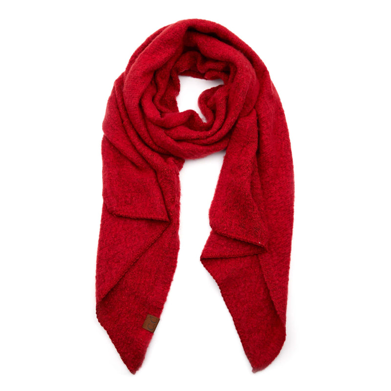 C.C. Super Soft Knit Boucle Scarf