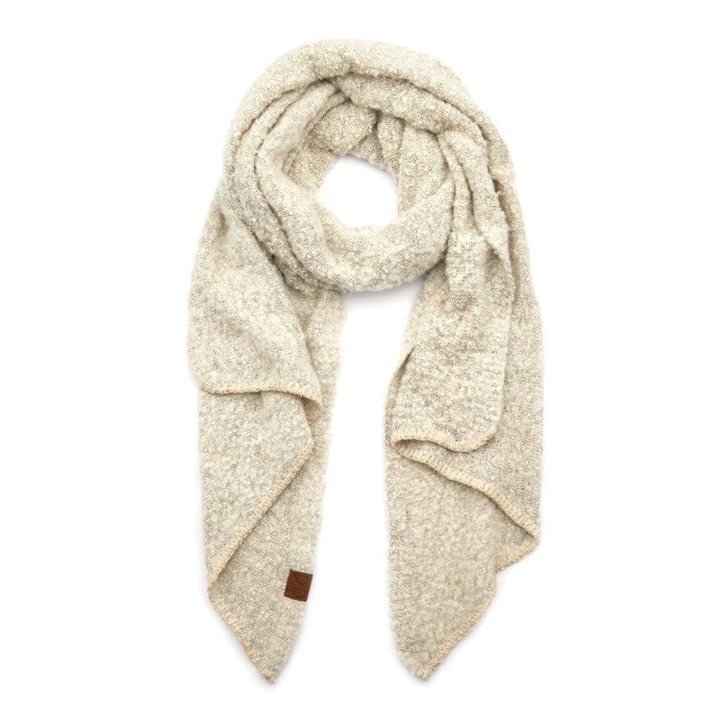 C.C. Super Soft Knit Boucle Scarf