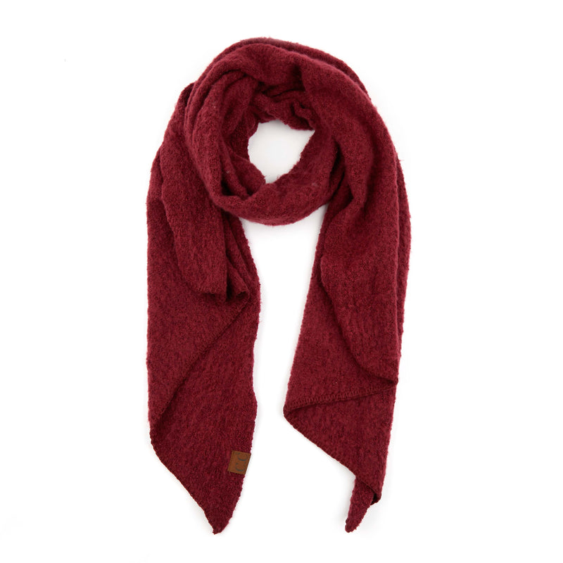 C.C. Super Soft Knit Boucle Scarf