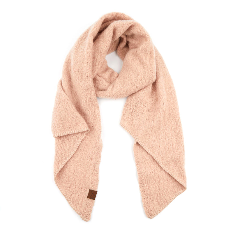 C.C. Super Soft Knit Boucle Scarf
