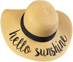 Ponytail Sun Hat - Hello Sunshine