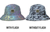 Reflective Bucket Hat - Marble Print