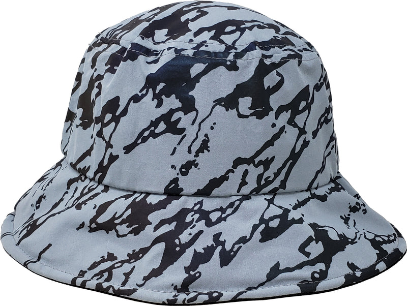 Reflective Bucket Hat - Marble Print