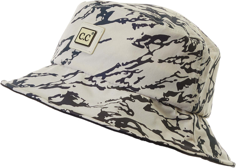 Reflective Bucket Hat - Marble Print