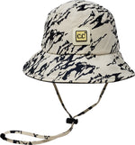 Reflective Bucket Hat - Marble Print