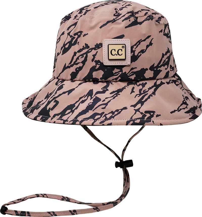 Reflective Bucket Hat - Marble Print