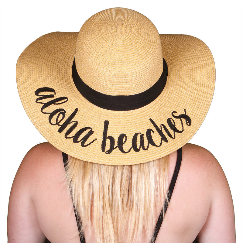 C.C Embroidered Sun Hat - Aloha Beaches