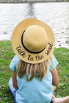 C.C Girls Embroidered Sun Hat - Talk to the Sand (Natural)