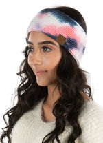 Women's Headwrap Tie Dye Headband Soft Knit Warm Winter Ear Warmer