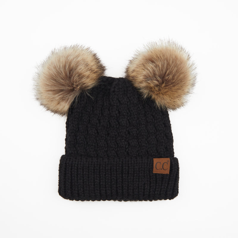 Adult Double Pom Beanie