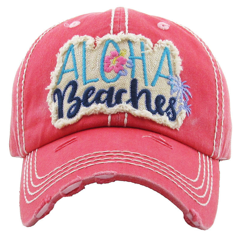 Distressed Patch Hat - Aloha Beaches