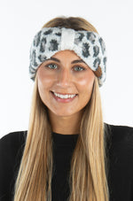 Womens Headwrap Soft Knit Warm Ear Warmer Bow Turban Style Headband